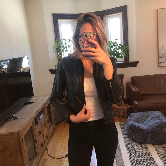 Vintage leather jacket - Picture 2 of 7